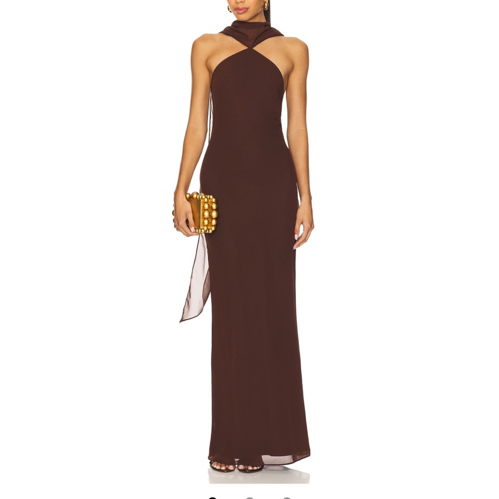 Ashton Cocoa Maxi Dress